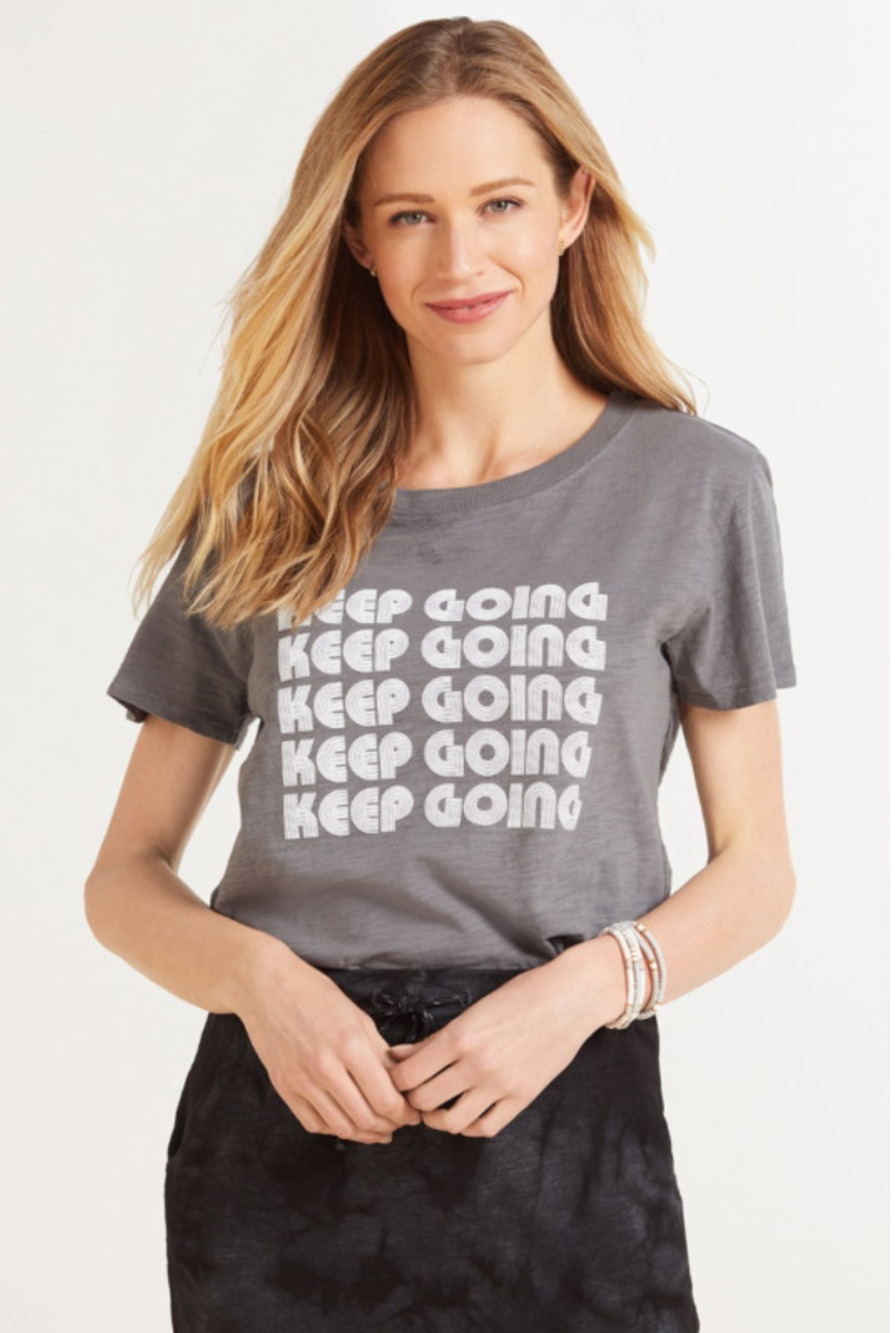 EVEREVE Sub Urban Riot NWT Keep Going Graphic Tee T Shirt // XS